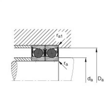 FAG Spindle bearings - HCB7011-E-2RSD-T-P4S