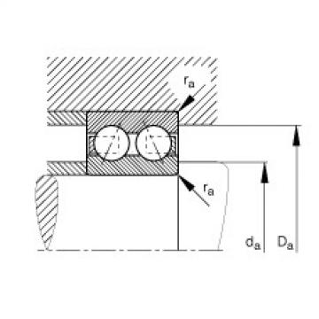 FAG Angular contact ball bearings - 3313-DA