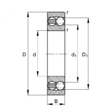 FAG Self-aligning ball bearings - 127-TVH