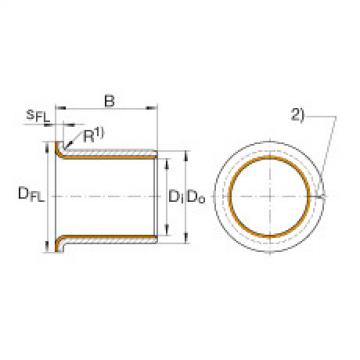 FAG Flanged bushes - EGF16120-E40