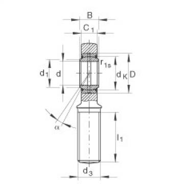 FAG Rod ends - GAR40-DO-2RS