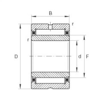 FAG Needle roller bearings - NKI17/16-XL