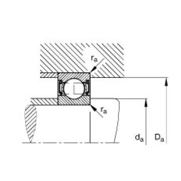 FAG Deep groove ball bearings - 61907-2RSR