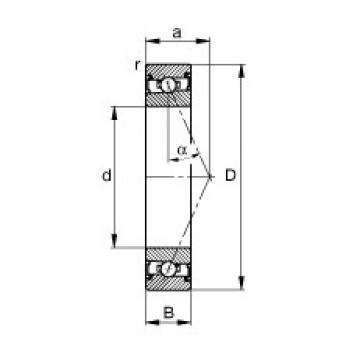 FAG Spindle bearings - HSS7012-E-T-P4S