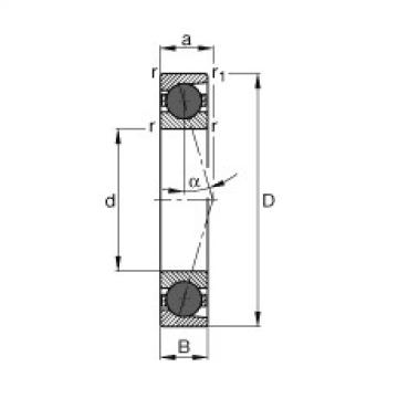 FAG Spindle bearings - HCB7219-C-T-P4S