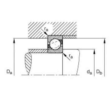 FAG Angular contact ball bearings - 7212-B-XL-TVP