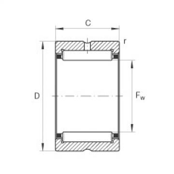 FAG Needle roller bearings - NKS22-XL