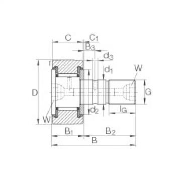 FAG Stud type track rollers - KR90-PP