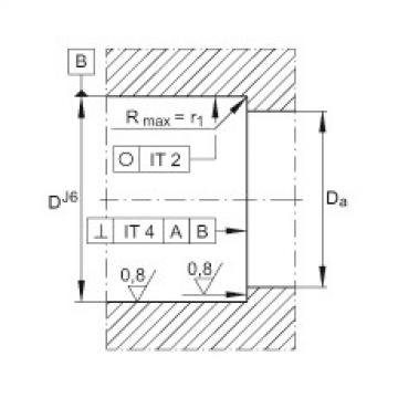 FAG Axial angular contact ball bearings - 7602025-2RS-TVP