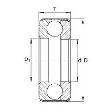 FAG Axial deep groove ball bearings - D27