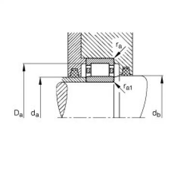 FAG Cylindrical roller bearings - NU1022-XL-M1