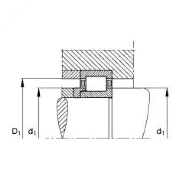 FAG Cylindrical roller bearings - NJ213-E-XL-TVP2 + HJ213-E