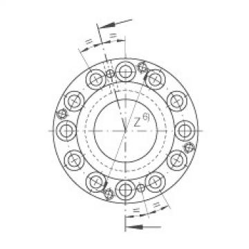 FAG Needle roller/axial cylindrical roller bearings - ZARF45130-L-TV