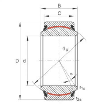 FAG Radial spherical plain bearings - GE60-UK-2RS