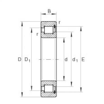 FAG Cylindrical roller bearings - SL182212-XL