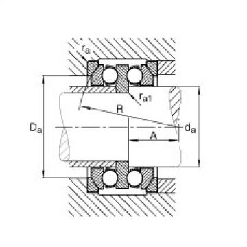 FAG Axial deep groove ball bearings - 54220 + U220