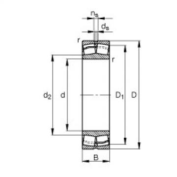 FAG Spherical roller bearings - 21313-E1-XL