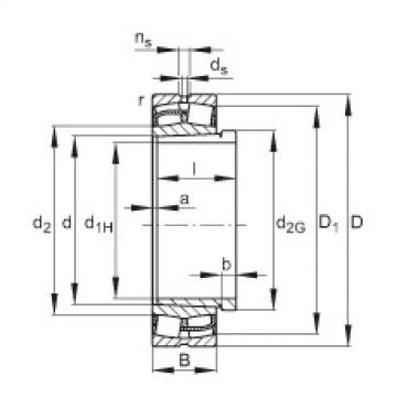 FAG Spherical roller bearings - 24122-BE-XL-K30 + AH24122