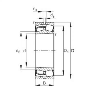 FAG Spherical roller bearings - 24044-BE-XL-K30