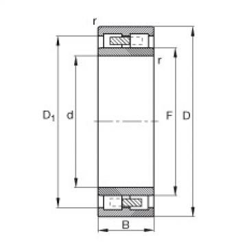 FAG Cylindrical roller bearings - NNU4128-M