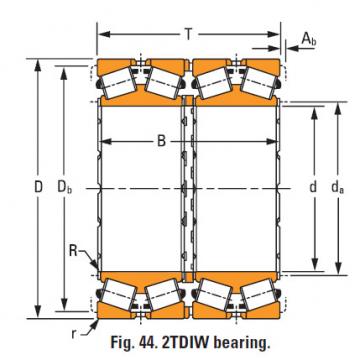 ee425176d 425299d Four-row tapered roller Bearings