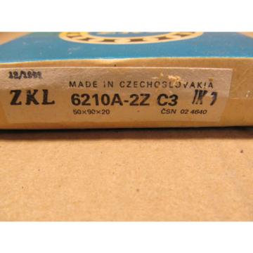 1  ZKL 6210A-2Z-C3 6210A2ZC3 6210A-2Z/C3 BEARING