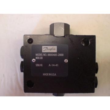 Sauer Danfoss loop flush valve Model 8800485-2000