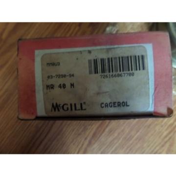 McGill CageRol Needle Roller Bearing MR 40 N MR40N