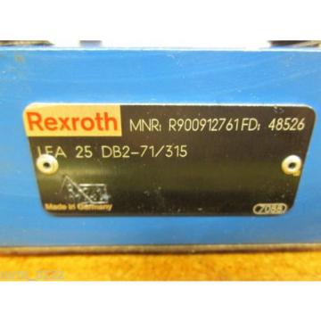 Rexroth R900912761FD 48526 LFA 25 DB2-71/315 Valve