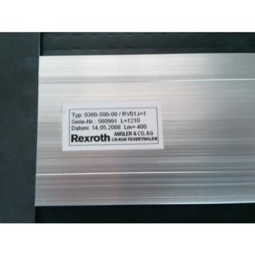 Rexroth Linearmodul Linearführung Linearachse 0360-500-00 / RV01  i=1 NEU
