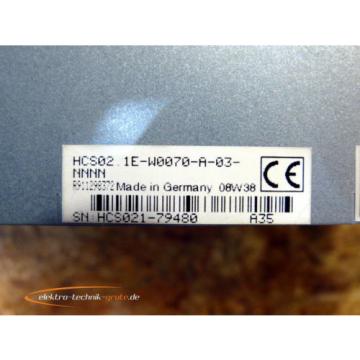 Rexroth HCS02.1E-W0070-A-03-NNNN IndraDrive C