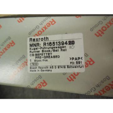 REXROTH LINEAR BEARING # R165139410