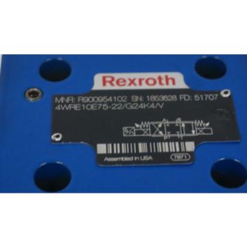 REXROTH 4WRE10E75-22/G24K4/V VALVE R900954102