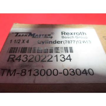 Rexroth TM-813000-03040 1-1/2x4 Task Master Cylinder R432022134 1-1/2&#034; Bore