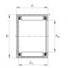 FAG Drawn cup needle roller bearings with closed end - BK1015