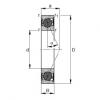 FAG Spindle bearings - HCB7011-E-2RSD-T-P4S