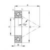 FAG Axial angular contact ball bearings - 7603055-TVP