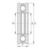 FAG Axial deep groove ball bearings - 4414