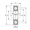 FAG Four point contact bearings - QJ215-XL-TVP #1 small image