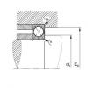 FAG Four point contact bearings - QJ215-XL-TVP #2 small image