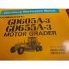 Komatsu GD605-A-3 GD655A-3 Motor Grader Operation &amp; Maintenance Manual #1 small image