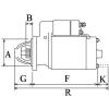 NISSAN HITACHI KOMATSU 12 VOLT 0.8 KW STARTER MOTOR FORK LIFT TRUCK 110156