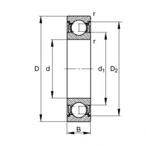 FAG Deep groove ball bearings - S602-X-2Z #1 image