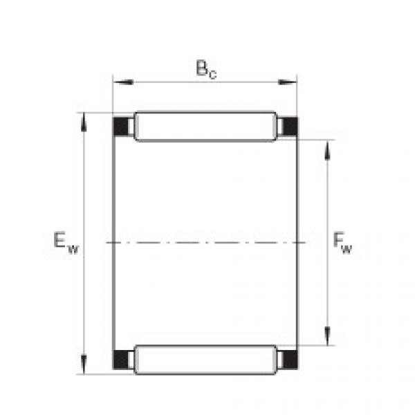 FAG Needle roller and cage assemblies - K110X118X30 #1 image