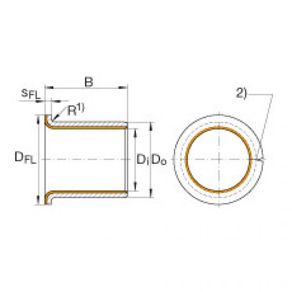 FAG Flanged bushes - EGF12090-E40-B #1 image