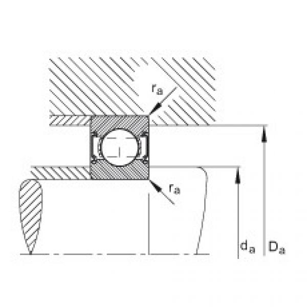 FAG Deep groove ball bearings - 6205-C-2HRS #2 image