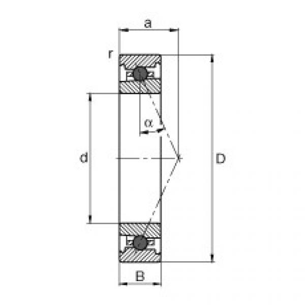 FAG Spindle bearings - HC7019-E-T-P4S #1 image