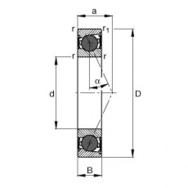 FAG Spindle bearings - HCB7026-E-2RSD-T-P4S #1 image