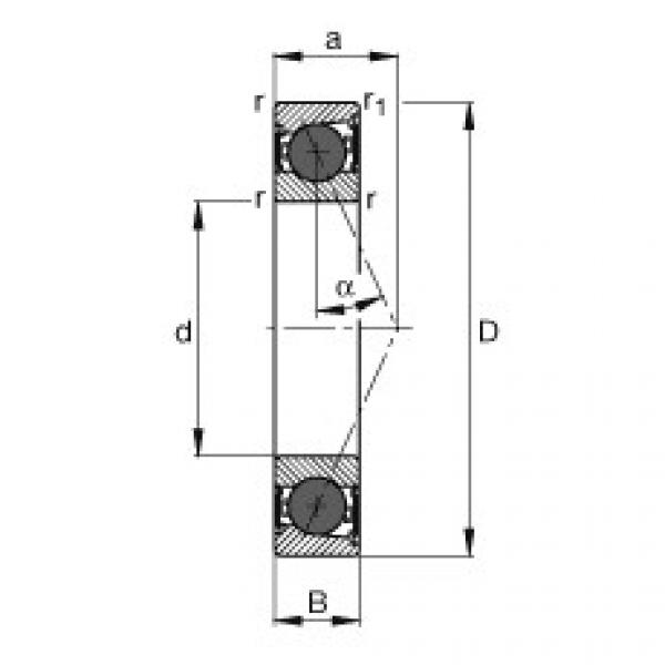 FAG Spindle bearings - HCB71928-E-2RSD-T-P4S #1 image