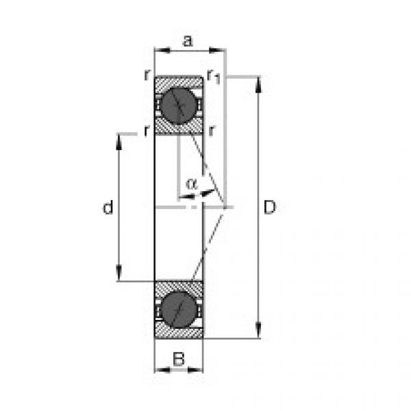 FAG Spindle bearings - HCB7205-E-T-P4S #1 image